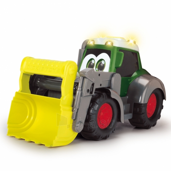 Žaislinis didelis 65 cm traktorius su priekaba | Happy Fendt Trailer | Dickie 4119000 paveikslėlis 10 iš 19