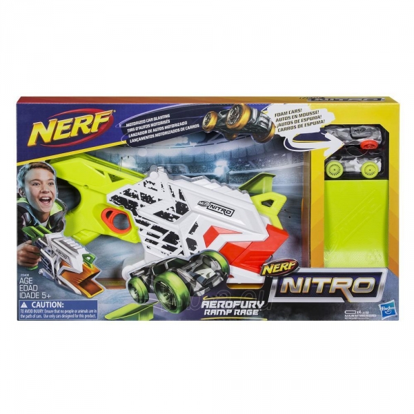 Žaislinis ginklas Nerf Nitro AeroFury Ramp Rage E0408 paveikslėlis 2 iš 6