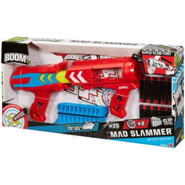 Žaislinis ginklas su šoviniais CFD43 Mad Slammer BOOMco paveikslėlis 1 iš 2