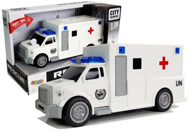 Žaislinis greitosios pagalbos automobilis "Rescue Advanced Simulation" paveikslėlis 1 iš 4