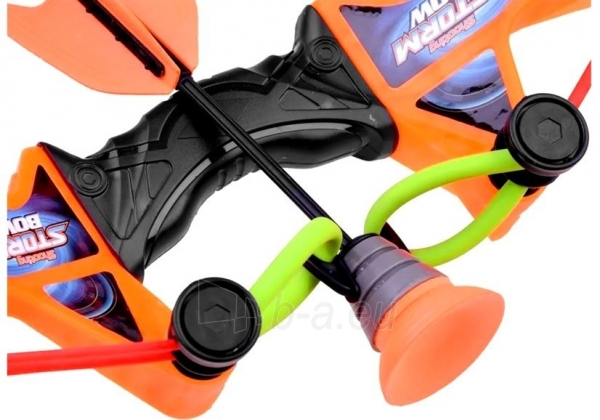 Žaislinis lankas su strėlėmis "Shooting Storm Bow", oranžinis paveikslėlis 6 iš 6