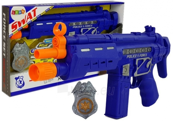 Žaislinis policininko ginklas, 37 cm paveikslėlis 1 iš 5