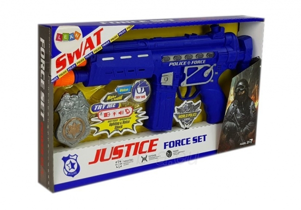 Žaislinis policininko ginklas, 37 cm paveikslėlis 2 iš 5
