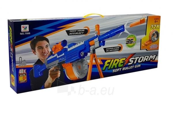 Žaislinis šautuvas "Fire Storm" paveikslėlis 9 iš 12