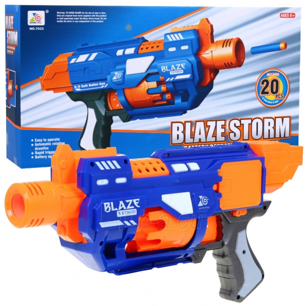 Žaislinis šautuvas Blaze Storm su šoviniais paveikslėlis 1 iš 7