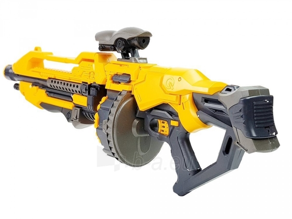 Žaislinis šautuvas su minkštomis kulkomis, geltonas paveikslėlis 5 iš 7