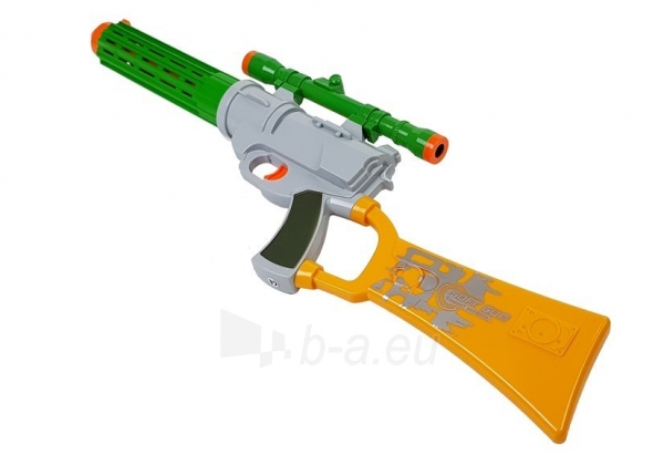 Žaislinis šautuvas su taikiniu, pilkas paveikslėlis 4 iš 6