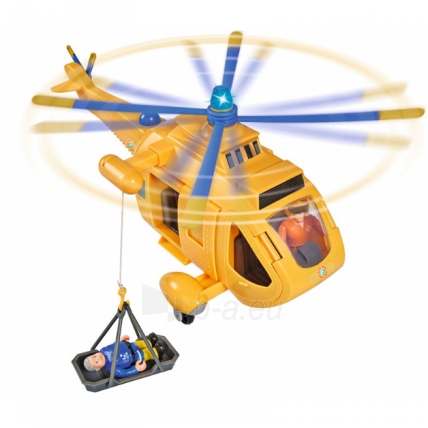 Žaislinis sraigtasparnis - Sam, geltonas paveikslėlis 8 iš 8