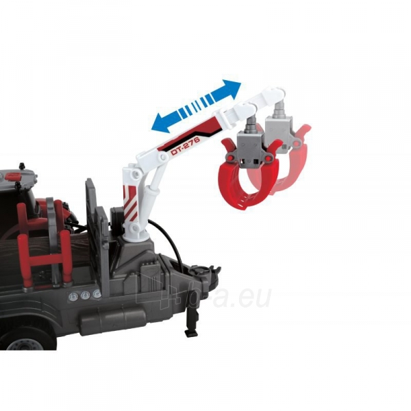 Žaislinis traktorius miškavežis 42 cm su rąstais | Massey Ferguson | Dickie 3737003 paveikslėlis 8 iš 11