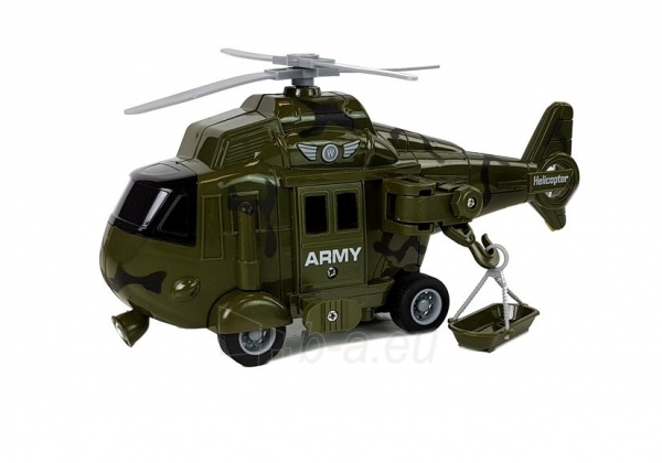 Žaislinis vilkikas su kariniu sraigtasparniu paveikslėlis 5 iš 5