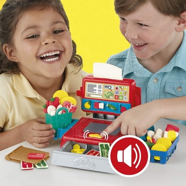 Žaislų komplektas E6890 Play-Doh Supermarket Checkout paveikslėlis 1 iš 6