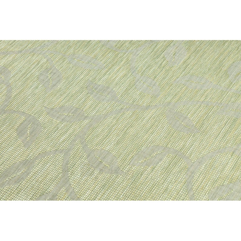 Žalios spalvos kilimas su augalų raštais PATIO | 194x290 cm paveikslėlis 5 iš 16