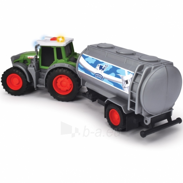 Žemės ūkio traktorius su pieno priekaba Dickie, 26 cm paveikslėlis 6 iš 7
