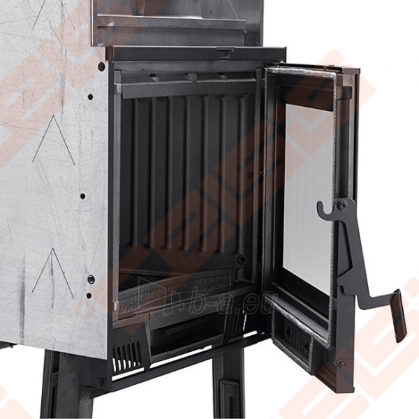 Židinio ugniakuras La Nordica Extraflame Focolare 60 Piano (609 x 985-1085 x 467); 9,4 kW paveikslėlis 4 iš 4