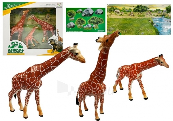 Žirafų figūrėlių rinkinys, 3vnt. paveikslėlis 1 iš 7