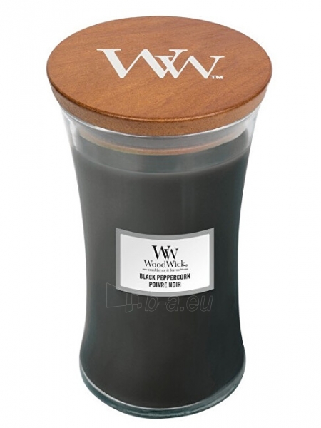 Žvakė WoodWick Scented candle vase large Black Peppercorn 609.5 g paveikslėlis 2 iš 2
