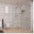 Shower enclosures IDO Design, dešininė 80x70
