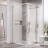 Shower enclosures square Ravak Blix Slim, BLSRV2-90 blizgus +Transparent